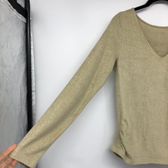 Anthropologie Saturday Sunday Moss green Rhea Boat-Neck Long Sleeve top S - Picture 12 of 16